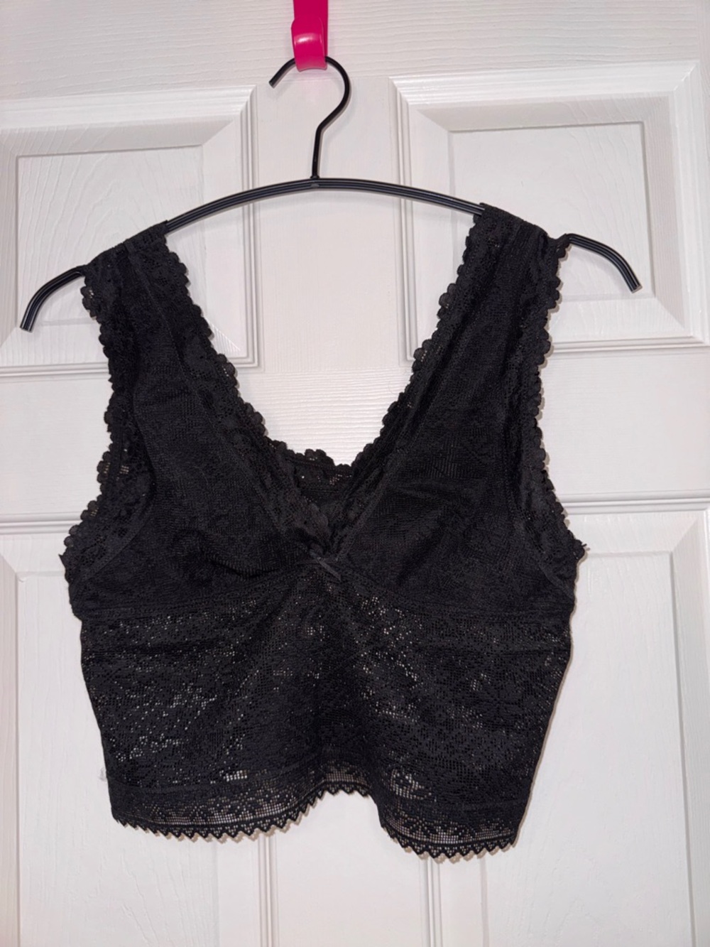 Aries Black Lace Tank Bralette Top - Women
